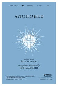 Anchored SATB choral sheet music cover